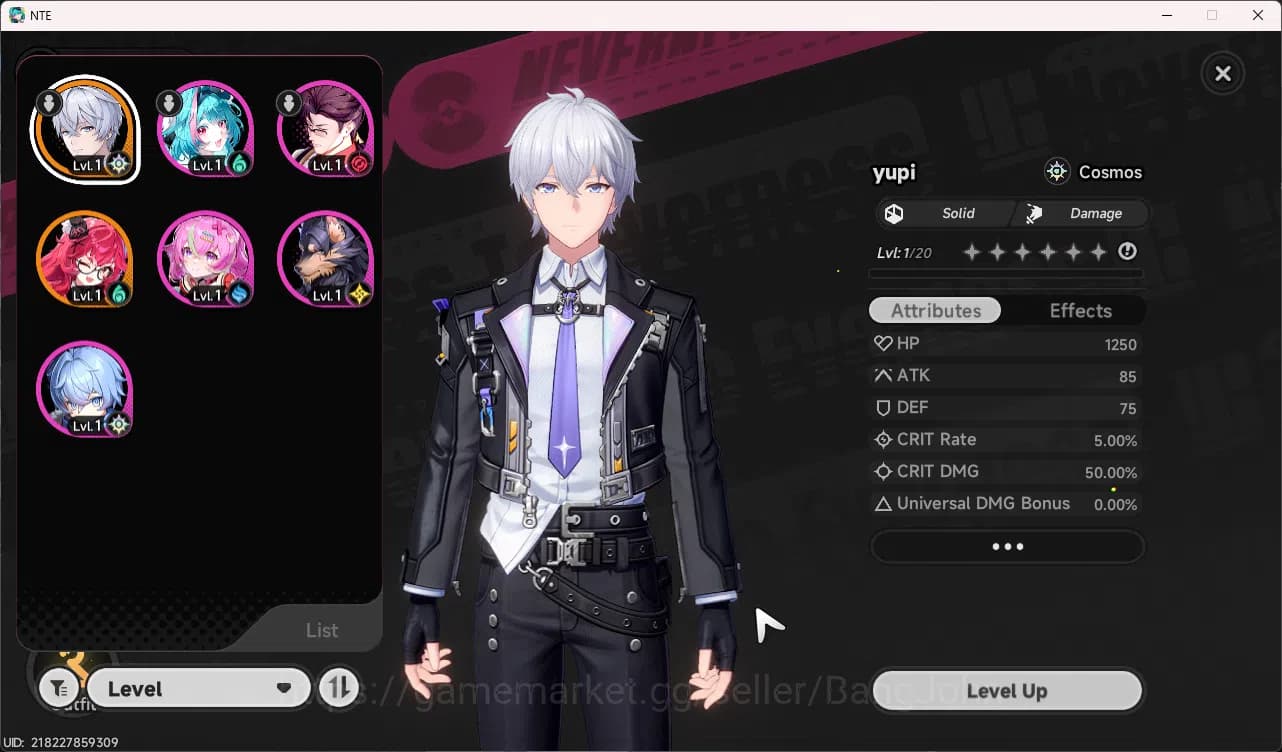 Neverness to Everness Accounts EU | Starter Lvl3 | 1 S Char Nanally + 5 A char + image 9