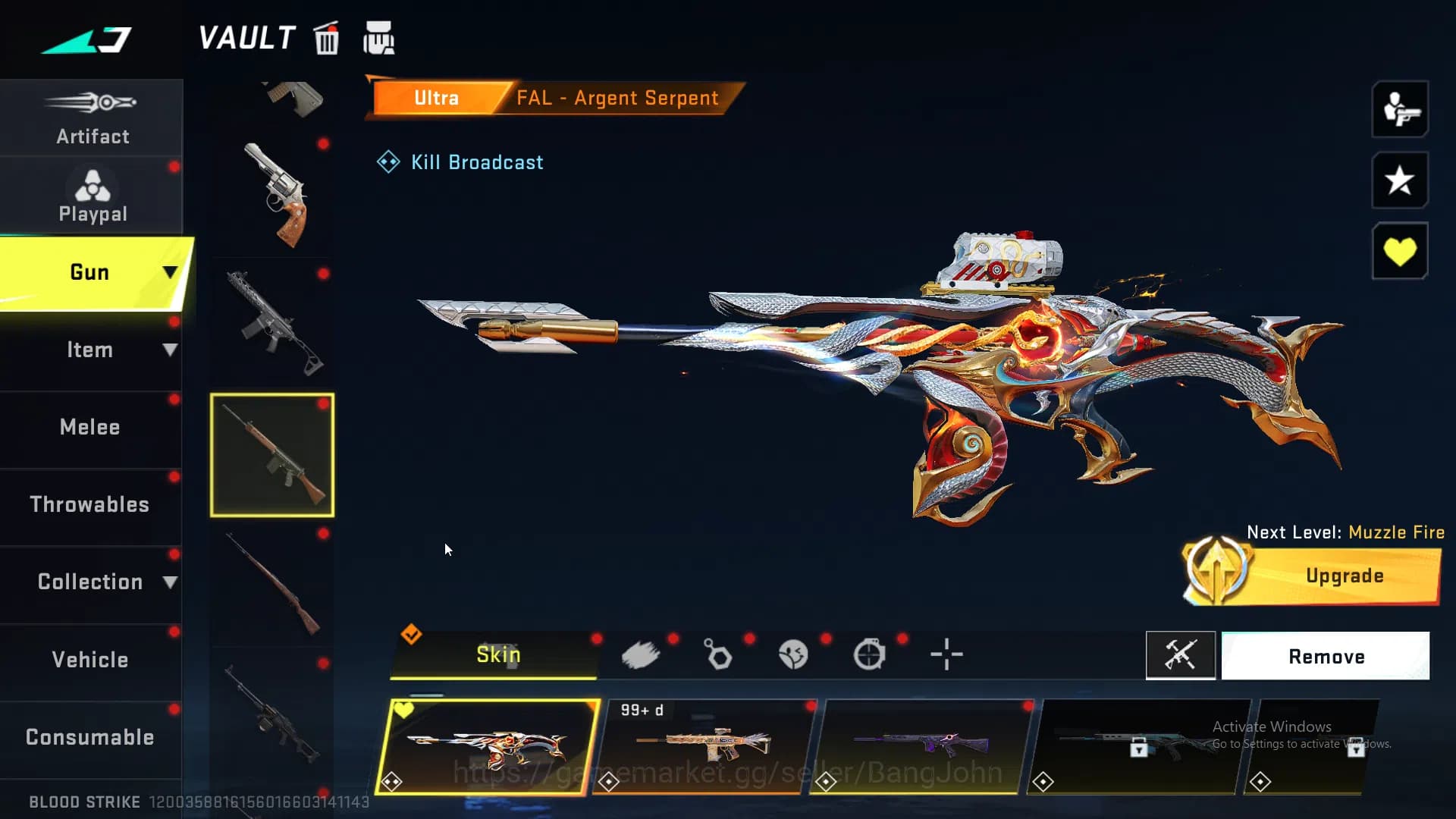 Blood Strike Accounts ASIA | Collab Ethan, Ultra Katya, Ultra Volt| Evo image 14