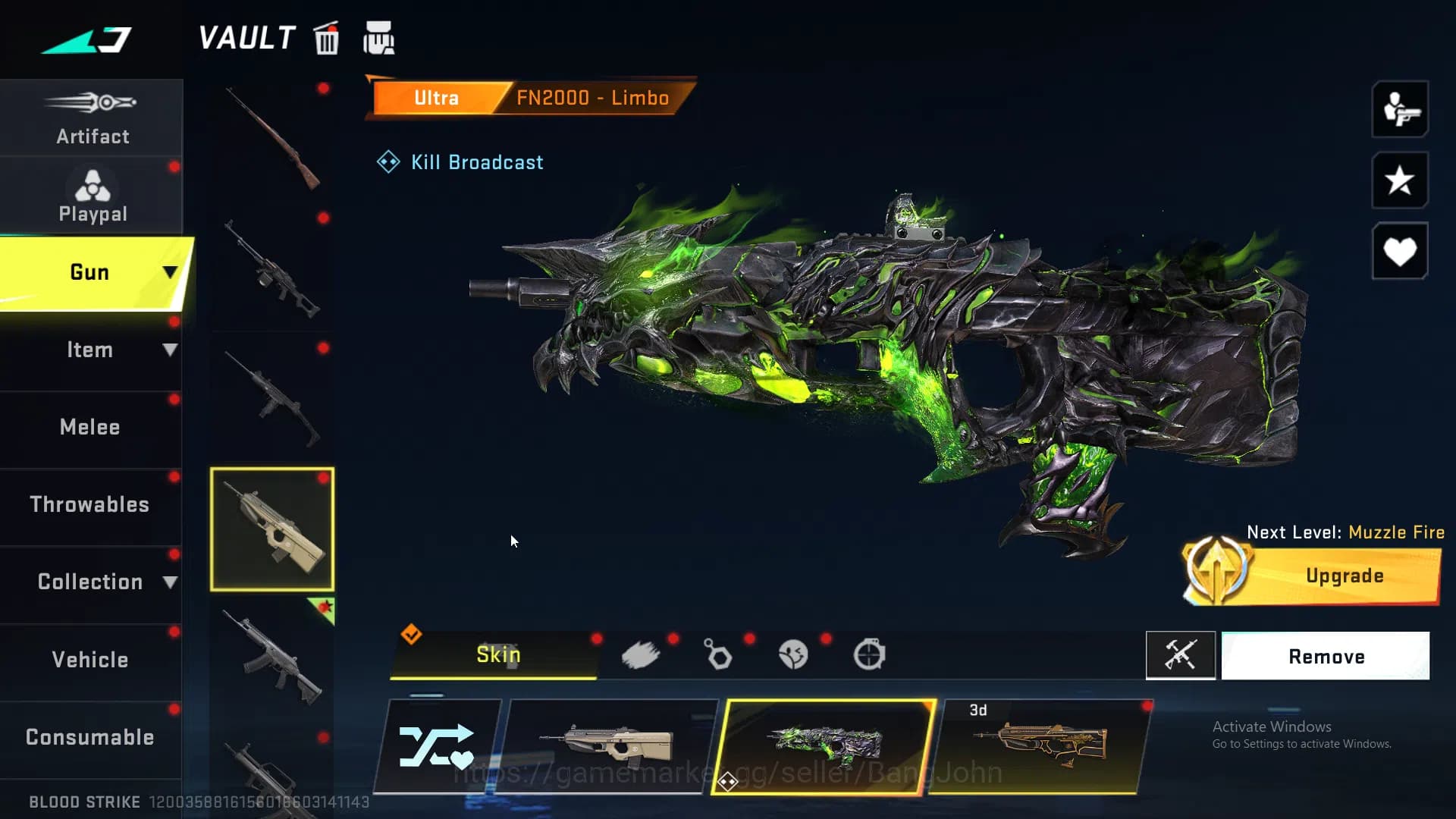 Blood Strike Accounts ASIA | Collab Ethan, Ultra Katya, Ultra Volt| Evo image 15
