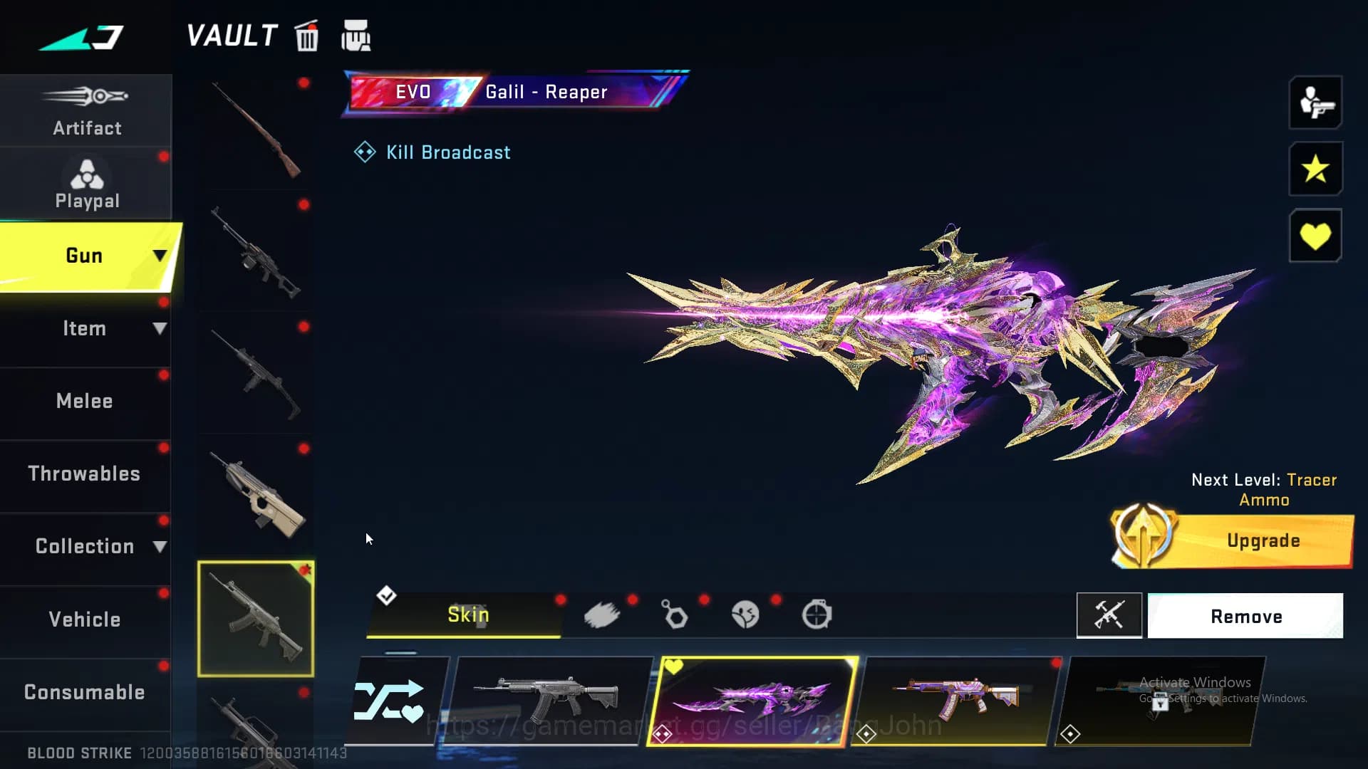 Blood Strike Accounts ASIA | Collab Ethan, Ultra Katya, Ultra Volt| Evo image 16