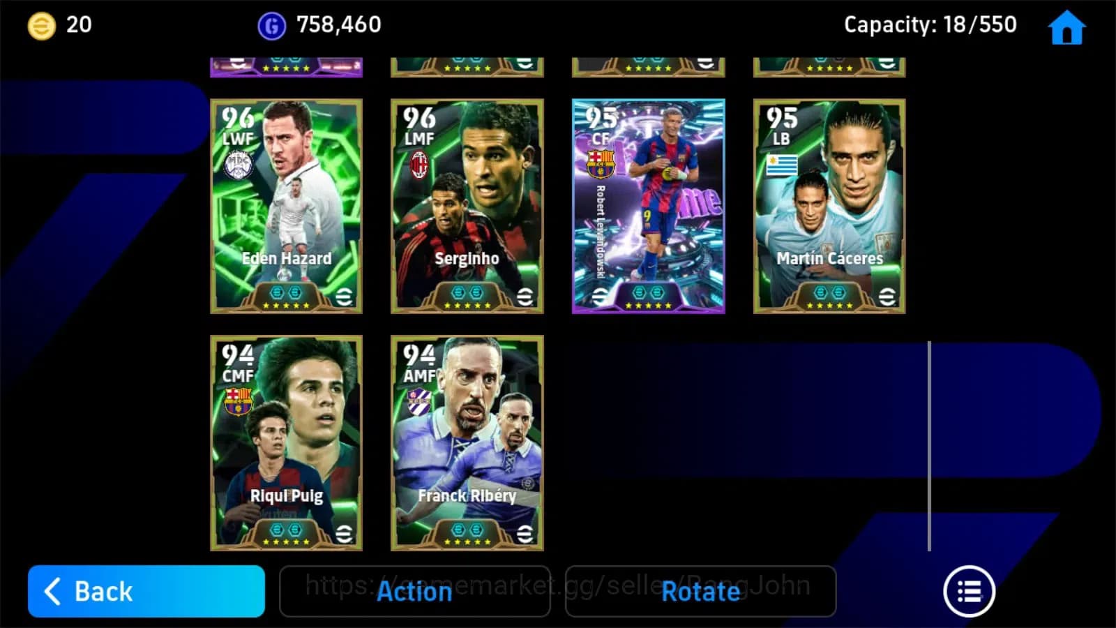 eFootball Accounts ANDROID|PW 3167|Ibrahimovic epic,abbiati epic,cafu image 1