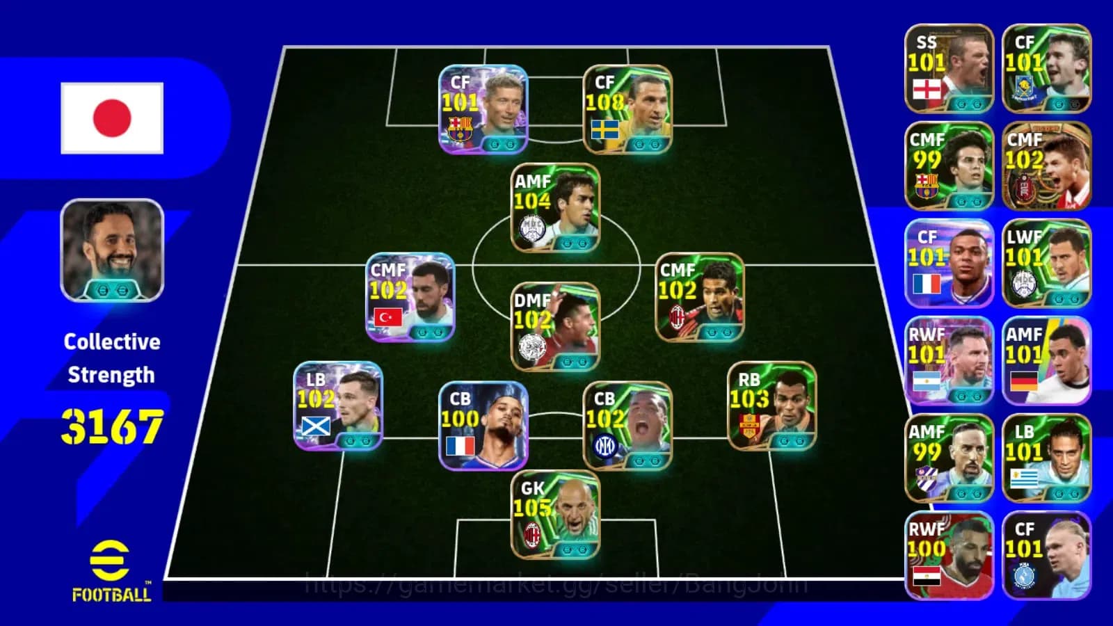 eFootball Accounts ANDROID|PW 3167|Ibrahimovic epic,abbiati epic,cafu image 6