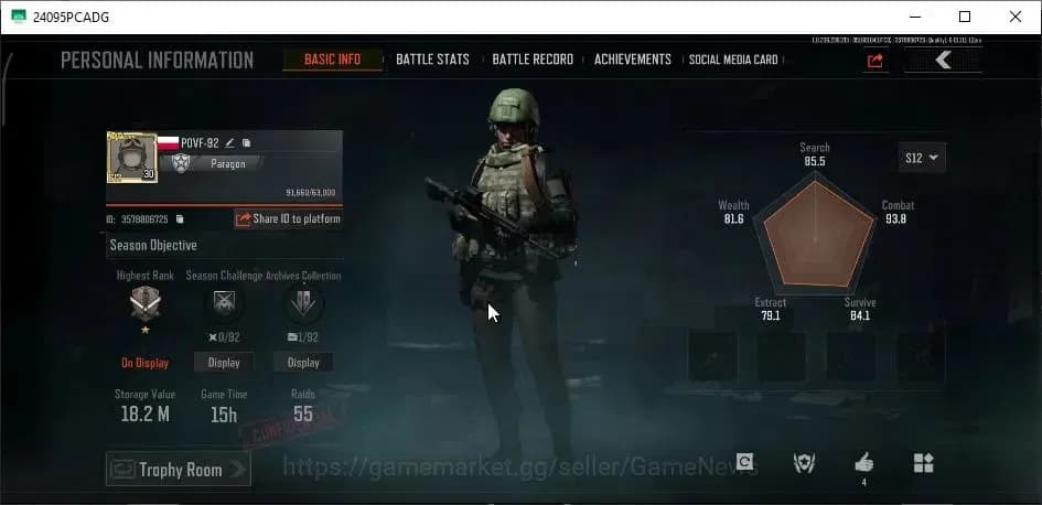 Arena Breakout Accounts MOBILE Lv30|SV 18.2M|CV 15.8M|ET AK-74N, Lava AUG, image 2