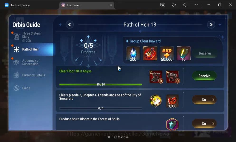 Epic Seven Accounts GLOBAL UNVERIF|NEW ERA|4 ML(Astro Elena,BysHwayoun image 10