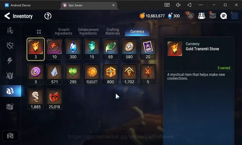 Epic Seven Accounts GLOBAL UNVERIF|NEW ERA|4 ML(Astro Elena,BysHwayoun image 3