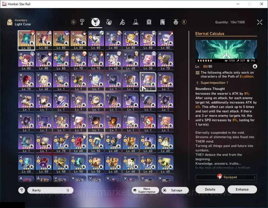 Honkai Star Rail Accounts Asia|TL 70|DOT Prem Team|14 Limited|SW 999,Phainon image 5