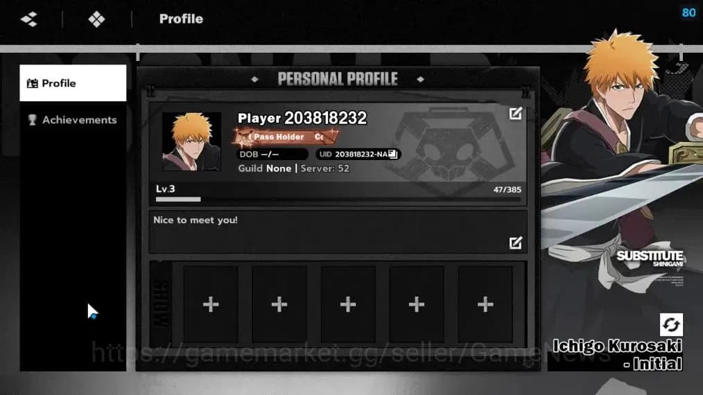 BLEACH: Soul Resonance Accounts NA Crunchyroll|Fresh Starter|LV 3|2 SSR [Aizen,Ura image 1