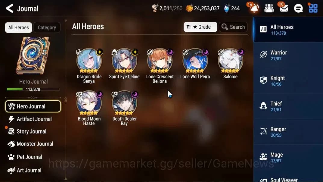 Epic Seven Accounts GLOBAL Unverif|NewEra|7 ML(Salome,DB Senya,DD Ray, image 4