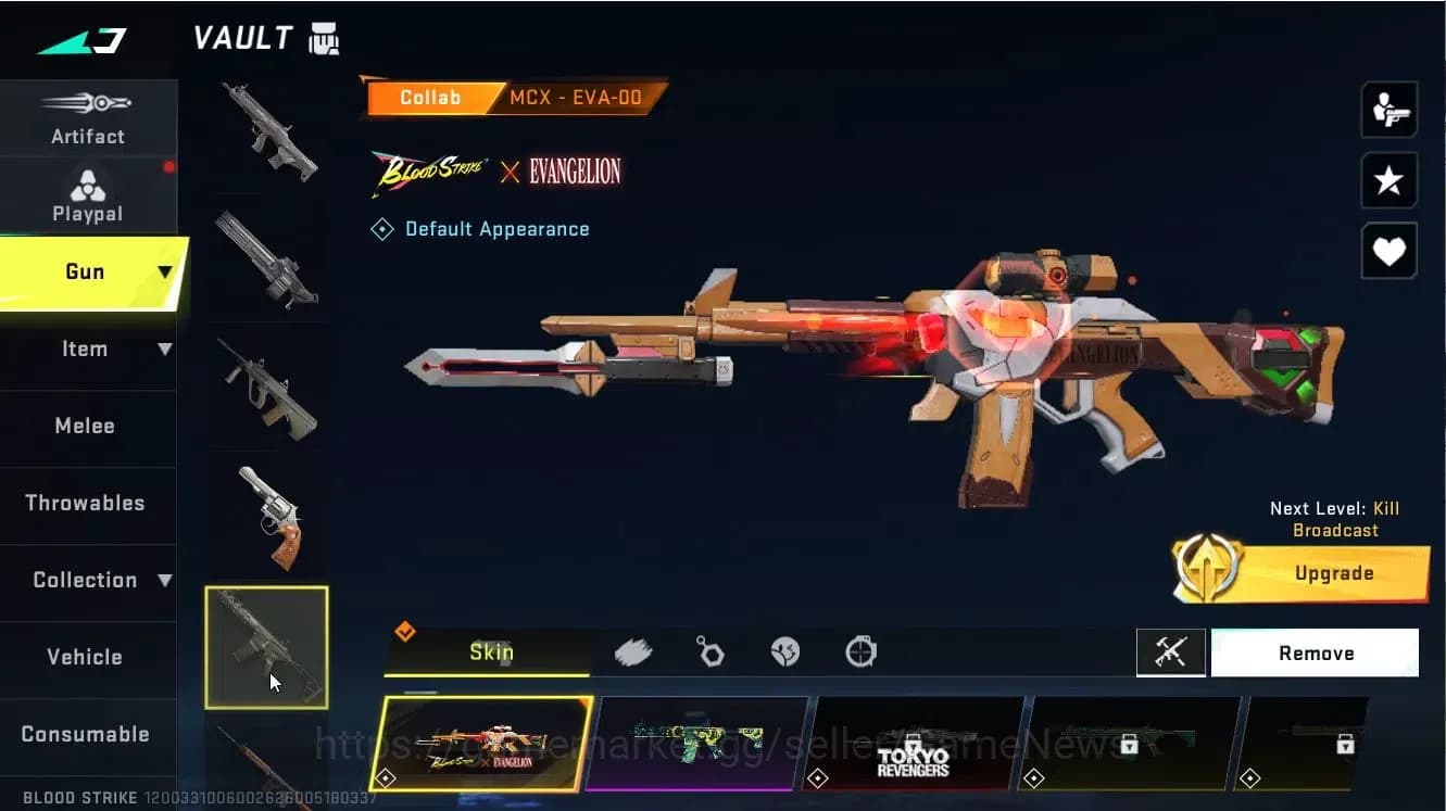Blood Strike Accounts ASIA|ETERNAL MELEE Chainblade|Collab EVA[KATYA-EVA image 12