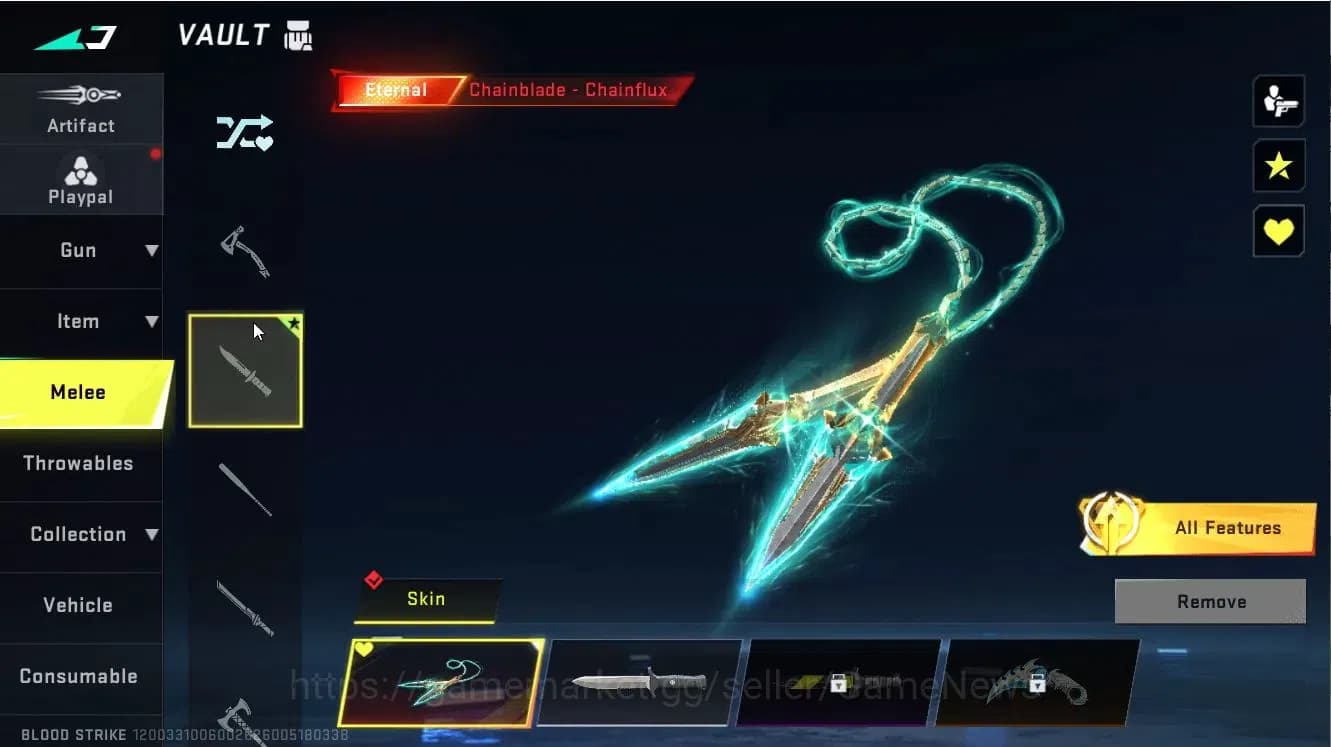 Blood Strike Accounts ASIA|ETERNAL MELEE Chainblade|Collab EVA[KATYA-EVA image 13