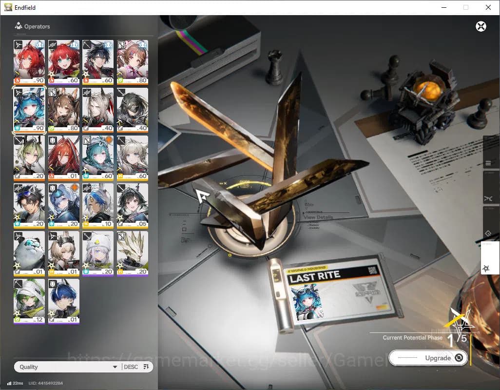 Arknights: Endfield Accounts ASIA|Lv 54|SSR 7(2Limit) [Laevatain+Sign,Ember,Gil image 10