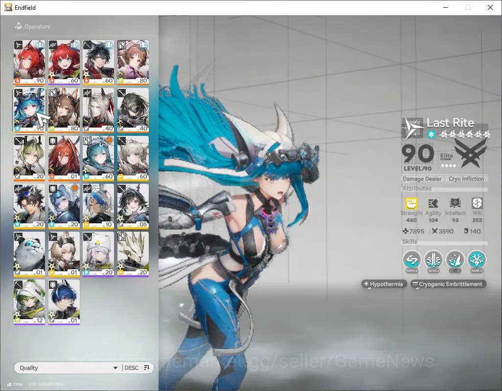 Arknights: Endfield Accounts ASIA|Lv 54|SSR 7(2Limit) [Laevatain+Sign,Ember,Gil image 4