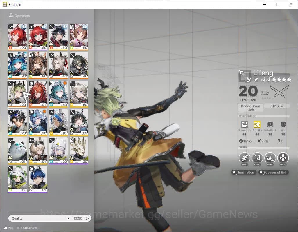 Arknights: Endfield Accounts ASIA|Lv 54|SSR 7(2Limit) [Laevatain+Sign,Ember,Gil image 7