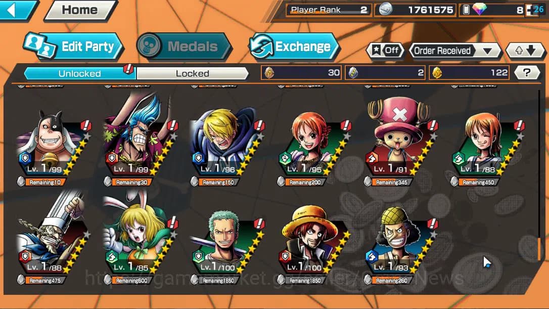 One Piece Bounty Rush Accounts Global|3EX|Blackbeard Pirate Buzan, The Five Elder image 11