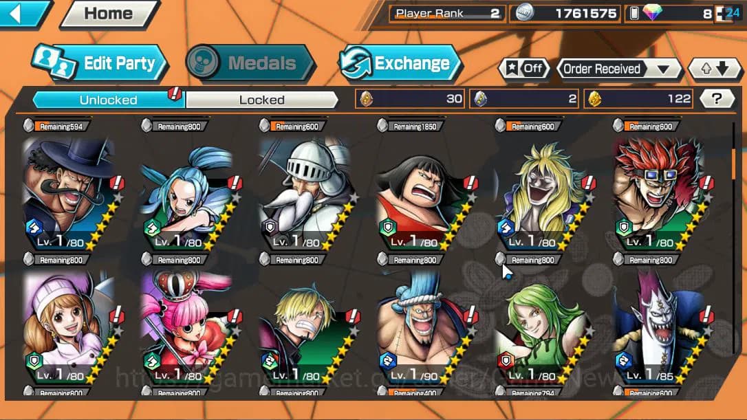 One Piece Bounty Rush Accounts Global|3EX|Blackbeard Pirate Buzan, The Five Elder image 5