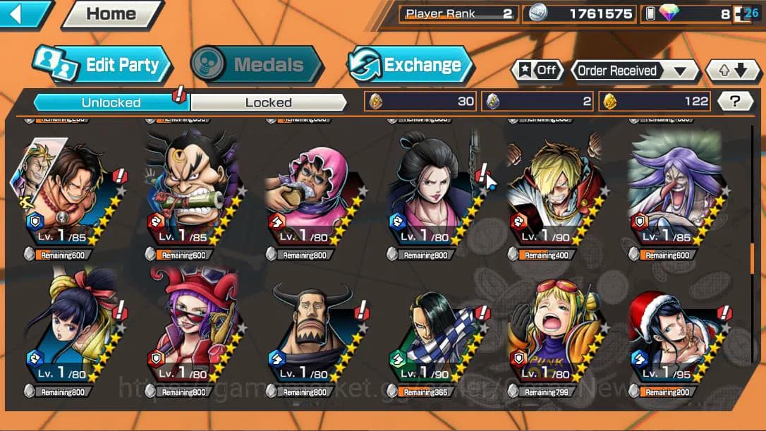 One Piece Bounty Rush Accounts Global|3EX|Blackbeard Pirate Buzan, The Five Elder image 8