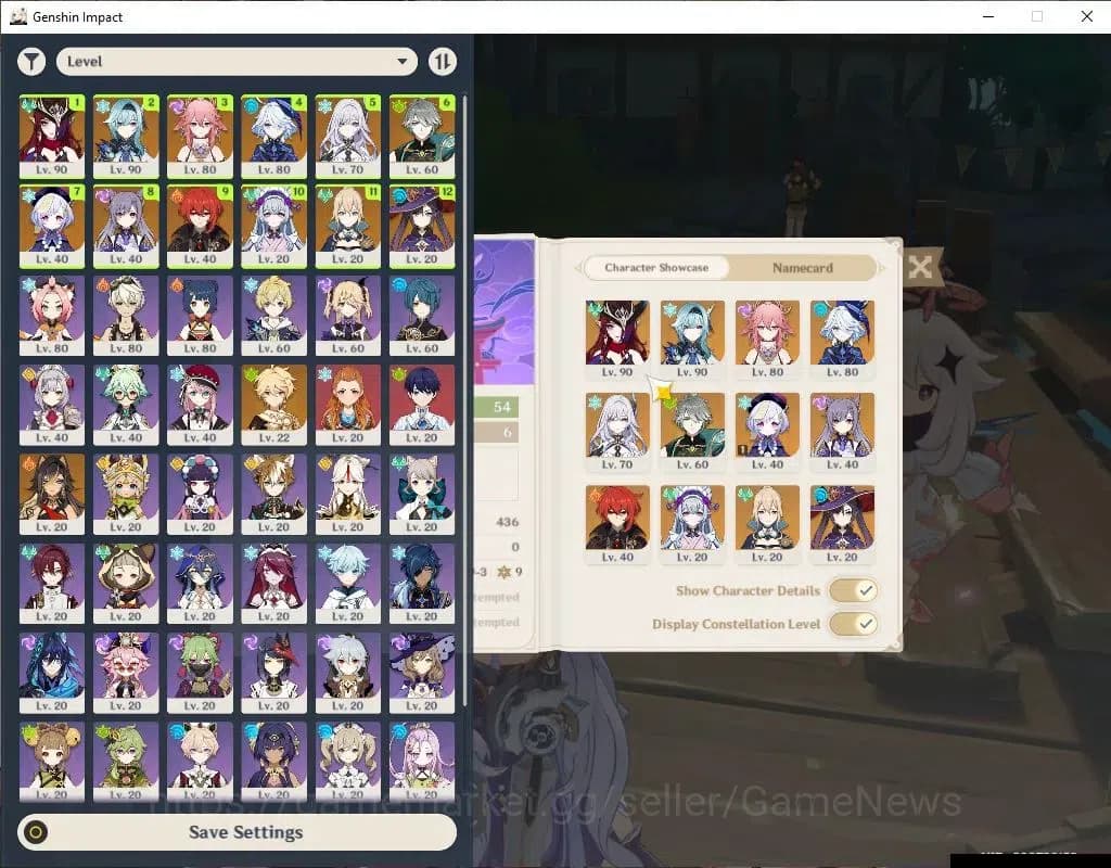 Genshin Impact Accounts ASIA |AR 54|6 Limited+3(*5Weapon)|Eula+Sign,Skirk, image 1