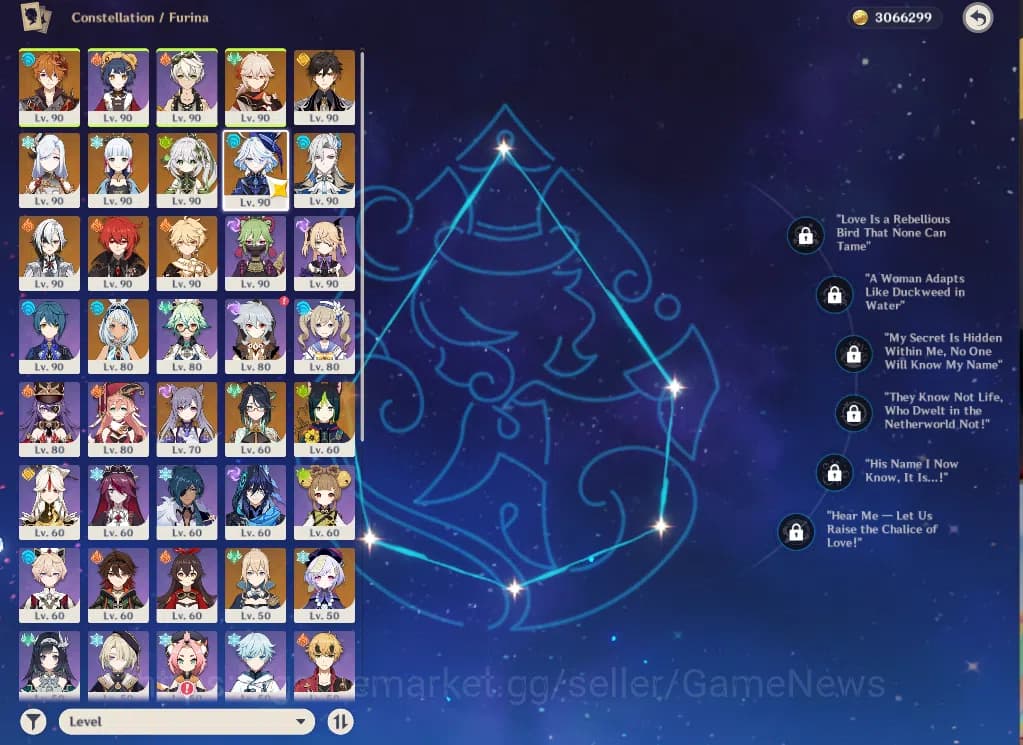 Genshin Impact Accounts ASIA|AR58|PremTeam Neuvillette|11Limited+5(*5WP)|F image 13