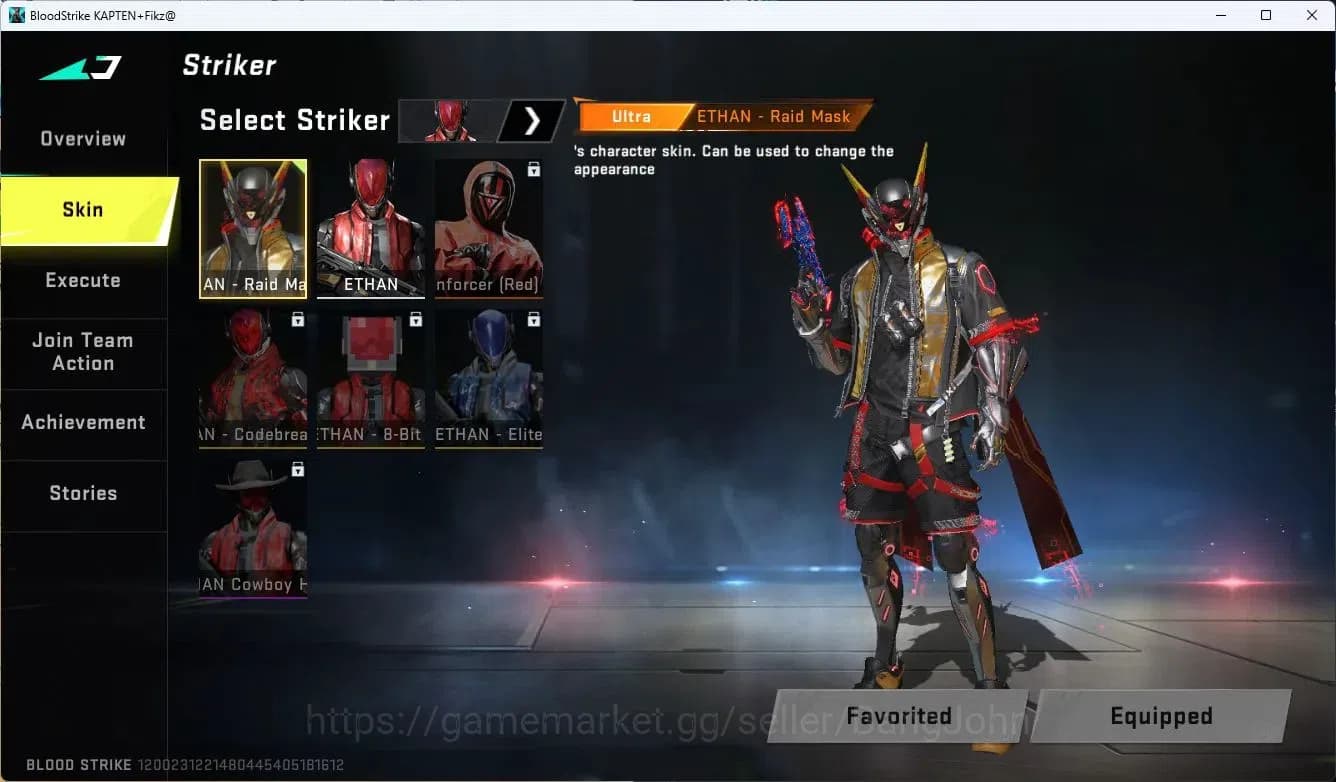 Blood Strike Accounts ASIA| Eternal D.Eagle-Scorpius | 2 7DS: Kar98k, QB image 2