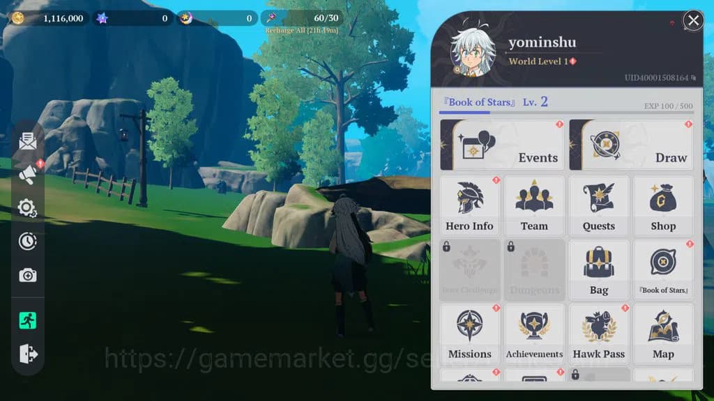 The Seven Deadly Sins: Origin Accounts EUROPE | Fresh Starter Lvl 2 |2 SSR| Escanor, Guil image 1