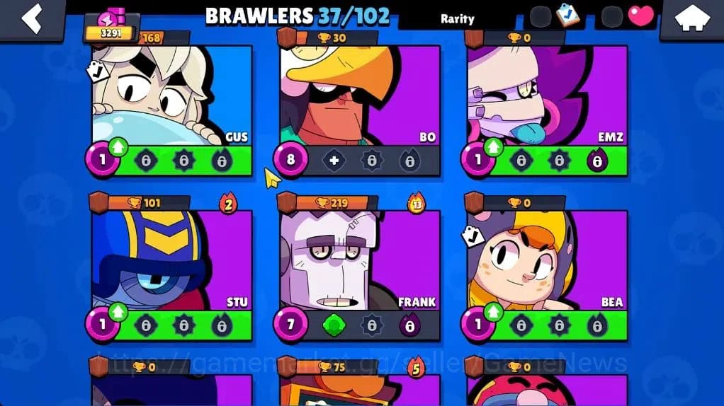Brawl Stars Accounts 3291 Trophy|37 Brawler 5 Max |1 Legend (Void Amber image 10