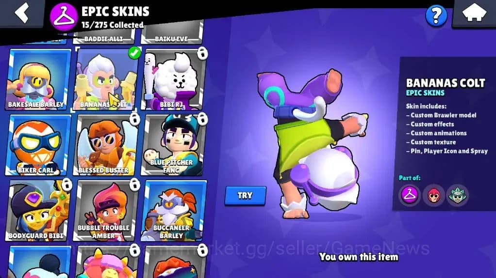 Brawl Stars Accounts 3291 Trophy|37 Brawler 5 Max |1 Legend (Void Amber image 17