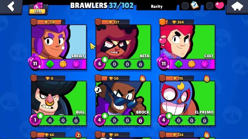 Brawl Stars Accounts 3291 Trophy|37 Brawler 5 Max |1 Legend (Void Amber image 7