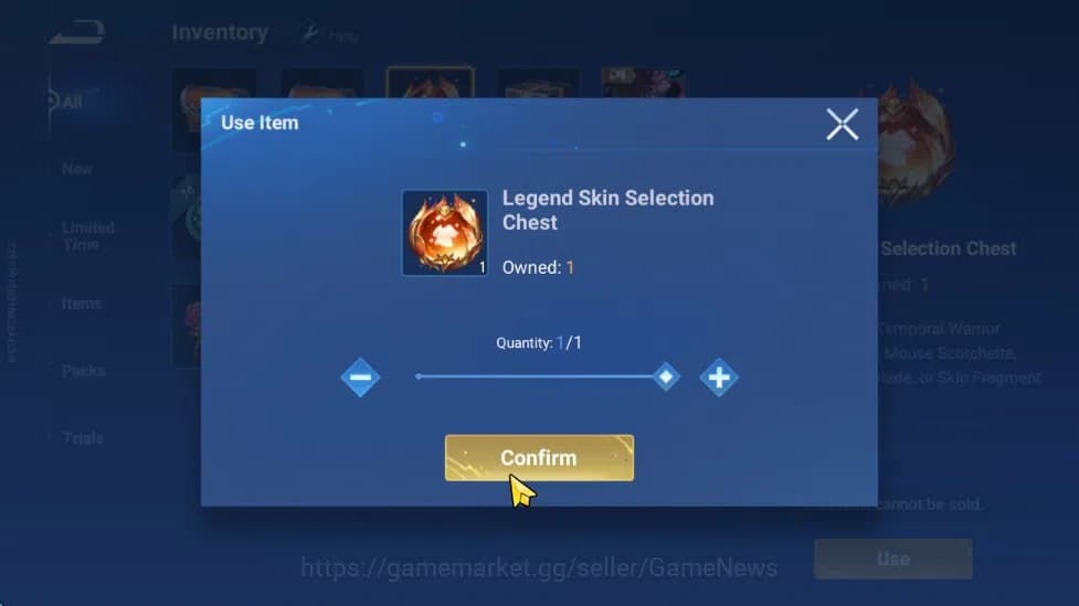 Honor of Kings Accounts Hero 18 Skin 6|Starter with Legend Skin Selection image 5
