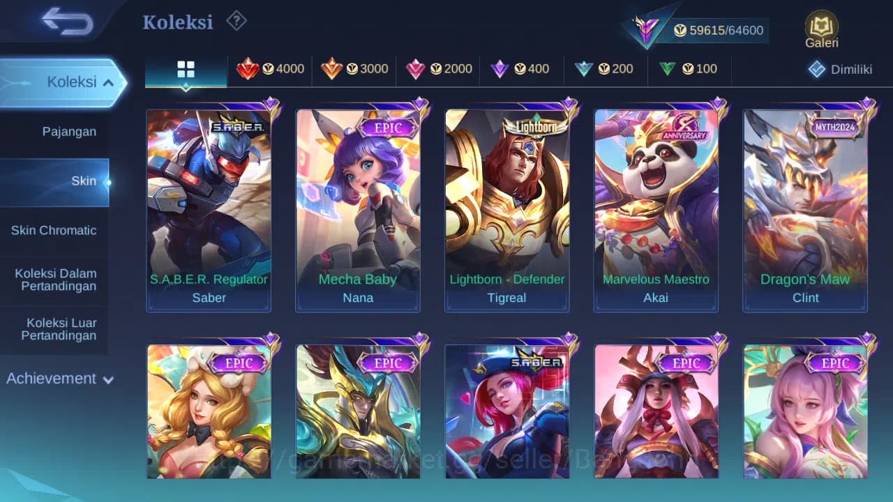 Mobile Legends: Bang Bang Accounts Hero 132 Skin 259 | KOF Karina | Luckybox Franco, image 4