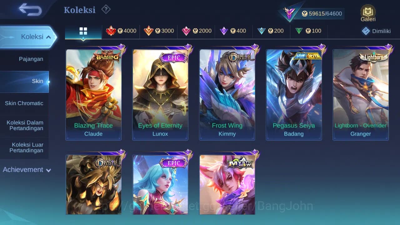 Mobile Legends: Bang Bang Accounts Hero 132 Skin 259 | KOF Karina | Luckybox Franco, image 9