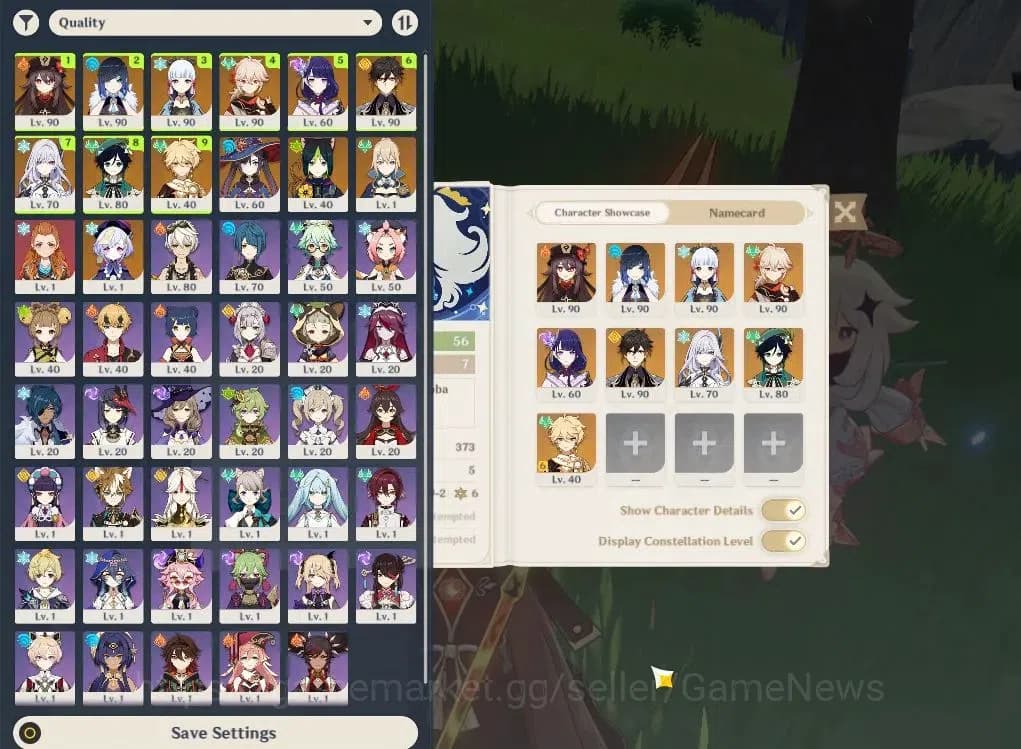 Genshin Impact Accounts ASIA|AR56|8Limited+2(*5Weapon)|Skrik,Yelan,Ayaka,K image 2