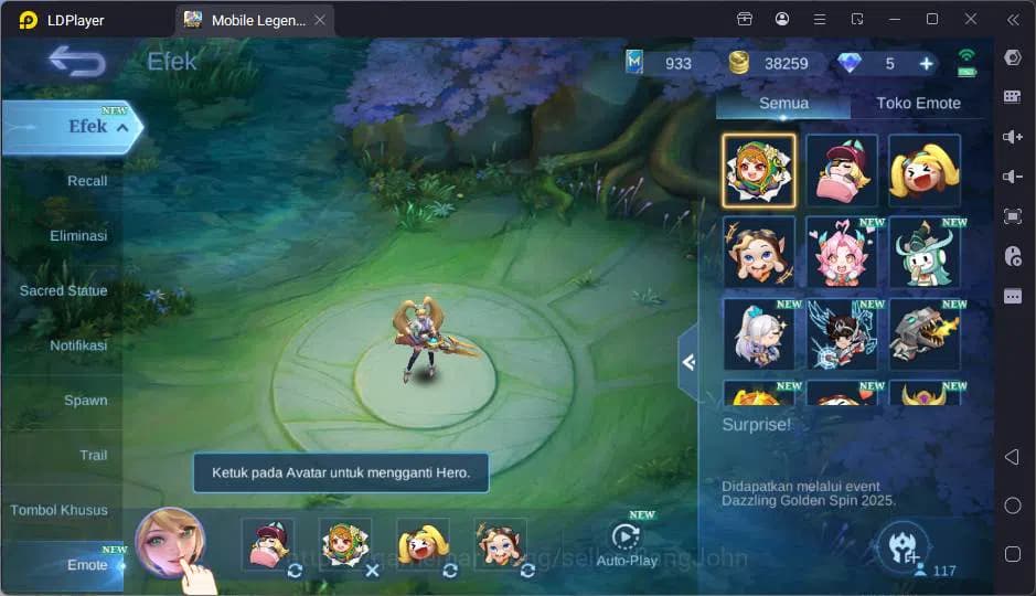 Mobile Legends: Bang Bang Accounts GLOBAL|Hero 117|Skin 251|Allstar Hanabi,Snrio FLor image 2