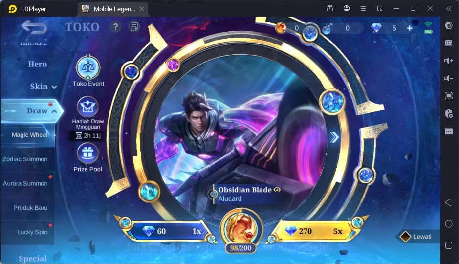 Mobile Legends: Bang Bang Accounts GLOBAL|Hero 117|Skin 251|Allstar Hanabi,Snrio FLor image 9