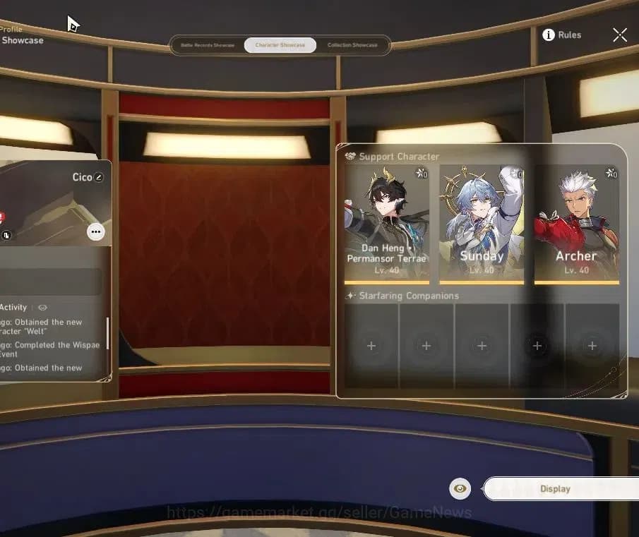 Honkai Star Rail Accounts Asia|TL 30|5 Limited|[Sunday,Sparkle,Dante,Archer, image 2