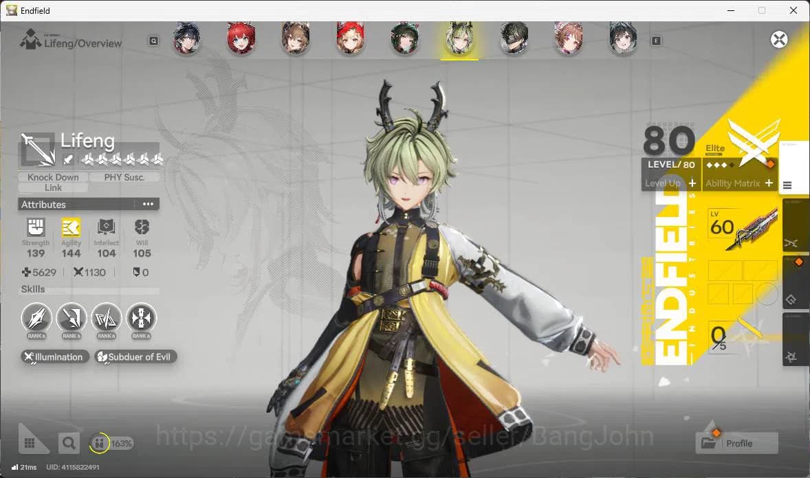 Arknights: Endfield Accounts ASIA|LVL 57, Z fungyi sign,Laevatain sign,gilberta image 10