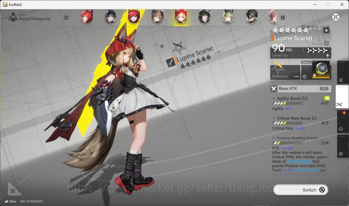 Arknights: Endfield Accounts ASIA|LVL 57, Z fungyi sign,Laevatain sign,gilberta image 14