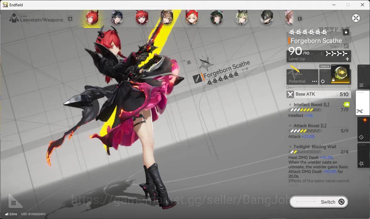 Arknights: Endfield Accounts ASIA|LVL 57, Z fungyi sign,Laevatain sign,gilberta image 18