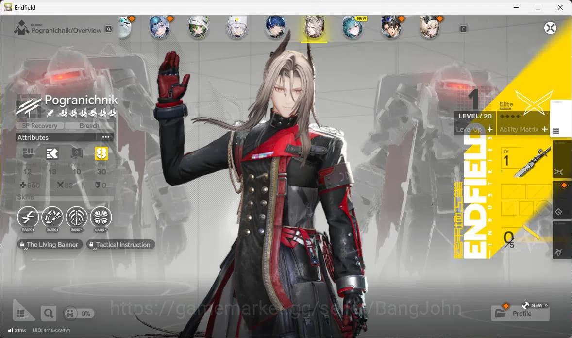 Arknights: Endfield Accounts ASIA|LVL 57, Z fungyi sign,Laevatain sign,gilberta image 8