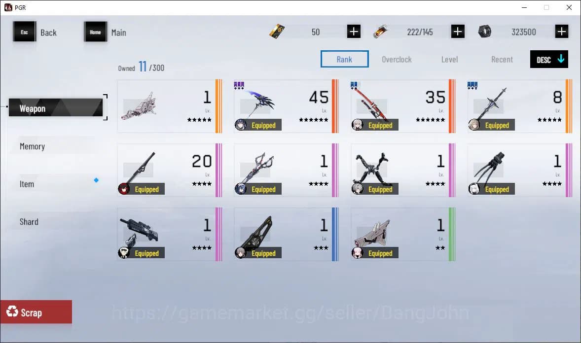 Punishing: Gray Raven Accounts ASIA|Lv 46 | [S Nirvantia,S Crepuscule,S LuciaCW,S image 10