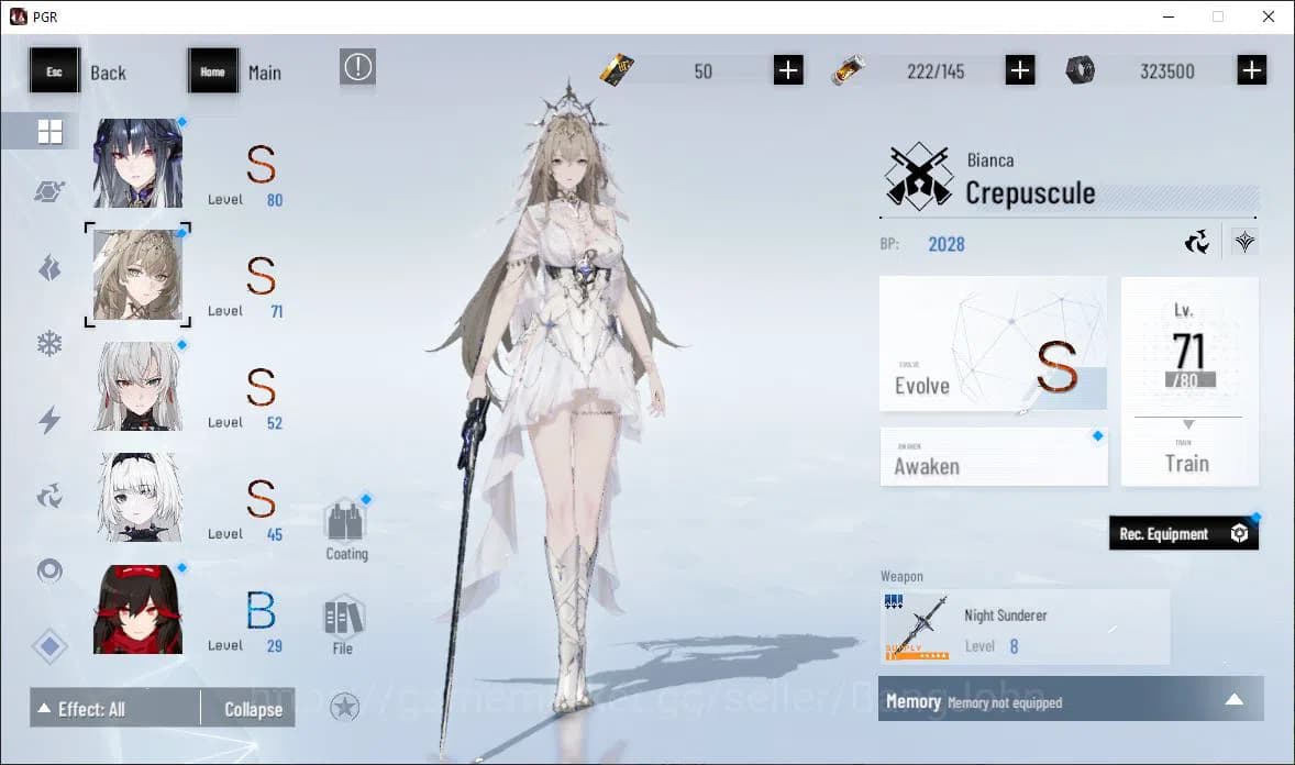 Punishing: Gray Raven Accounts ASIA|Lv 46 | [S Nirvantia,S Crepuscule,S LuciaCW,S image 12