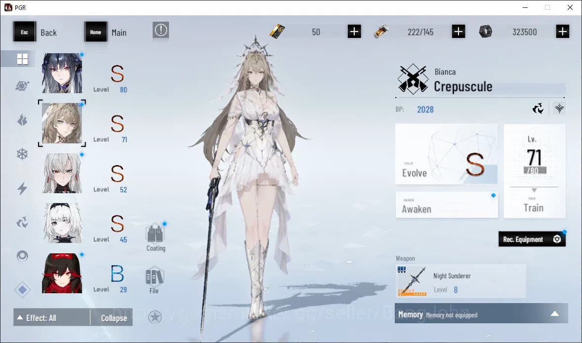 Punishing: Gray Raven Accounts ASIA|Lv 46 | [S Nirvantia,S Crepuscule,S LuciaCW,S image 13