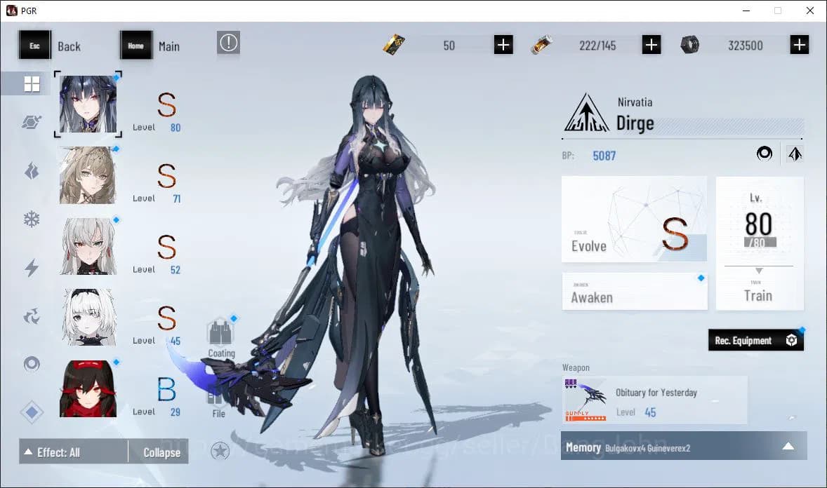 Punishing: Gray Raven Accounts ASIA|Lv 46 | [S Nirvantia,S Crepuscule,S LuciaCW,S image 14