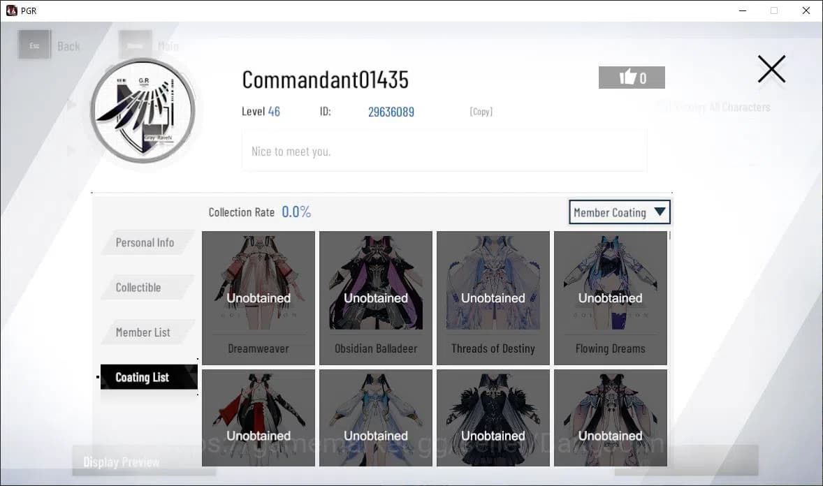 Punishing: Gray Raven Accounts ASIA|Lv 46 | [S Nirvantia,S Crepuscule,S LuciaCW,S image 2