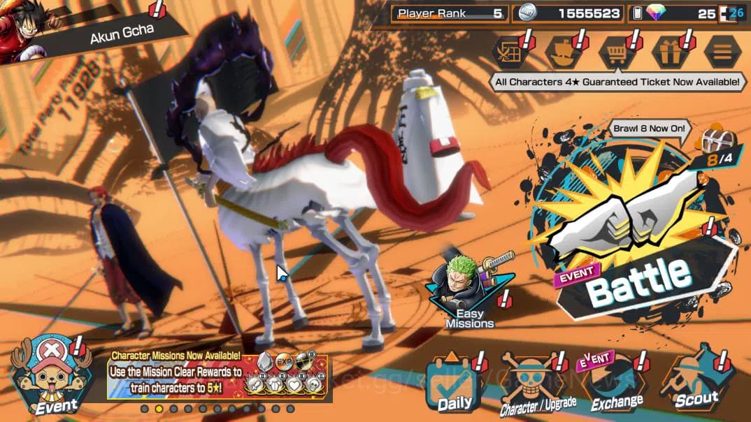 One Piece Bounty Rush Accounts Global|4 EX|DD Shanks,5 Elders St Ethanborn V.Nusj image 1