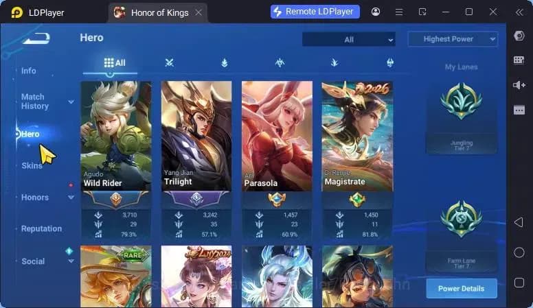 Honor of Kings Accounts Global Starter Hero61 Skin28 |Lny2026 DiRenjii|Lny image 12