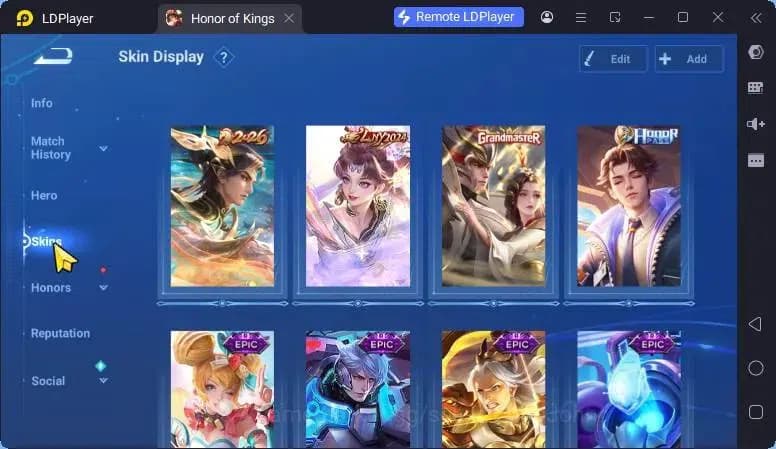 Honor of Kings Accounts Global Starter Hero61 Skin28 |Lny2026 DiRenjii|Lny image 3