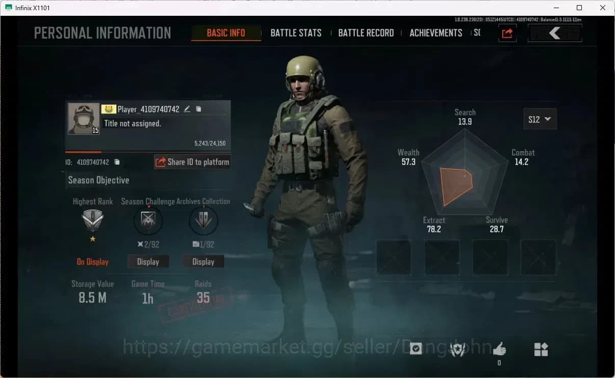 Arena Breakout Accounts MOBILE Lvl 15 |SV 8,5M|CV 4,1M|MORE SKIN|MORE DETA image 1