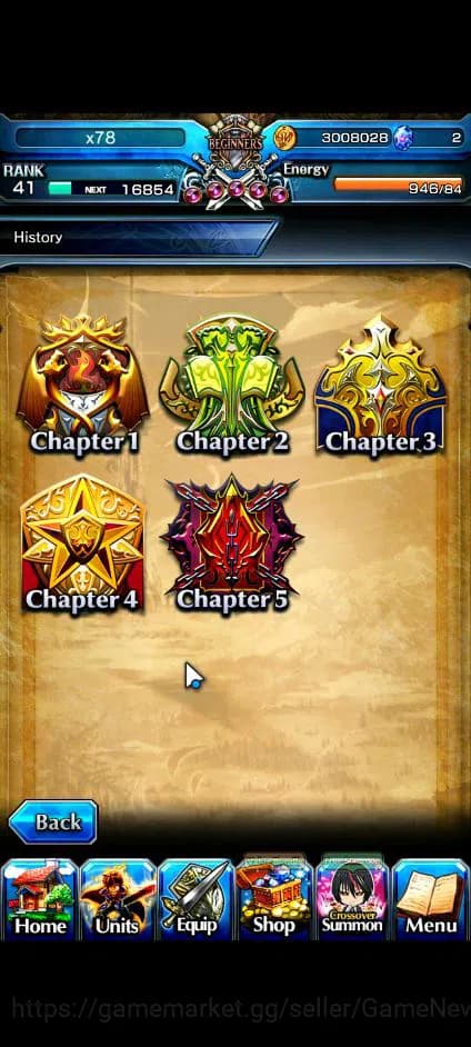 Grand Summoners Accounts Global|Rank 41|Fresh Starter| 4 Ascend+1 TW | Shua image 2