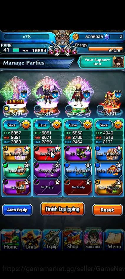 Grand Summoners Accounts Global|Rank 41|Fresh Starter| 4 Ascend+1 TW | Shua image 8