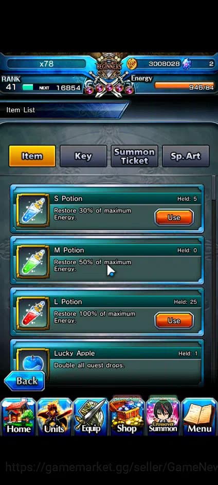 Grand Summoners Accounts Global|Rank 41|Fresh Starter| 4 Ascend+1 TW | Shua image 9